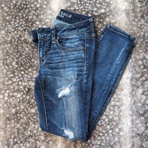American Eagle Distressed Jegging Jeans 4